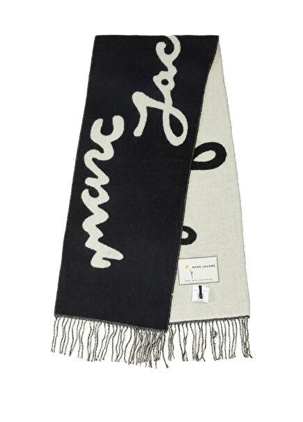 Marc Is Joy Siyah Kadın Yün Atkı